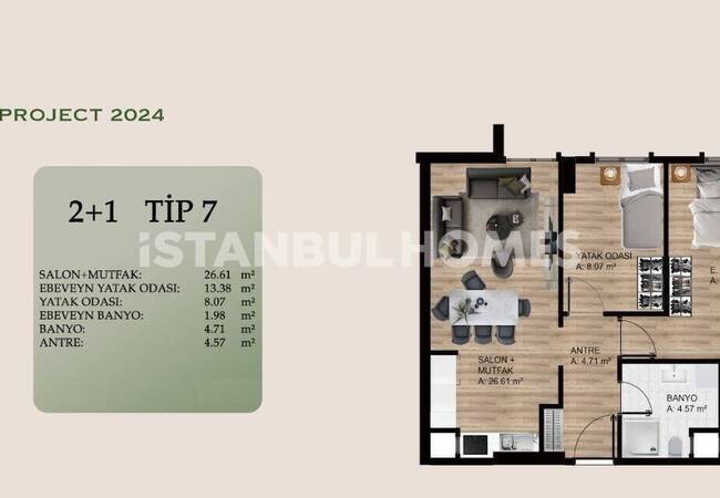 Wohnungen Zum Verkauf In Der Nähe Der U-bahn In Kagithane 26