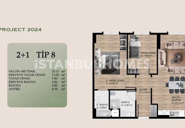 Wohnungen Zum Verkauf In Der Nähe Der U-bahn In Kagithane 27