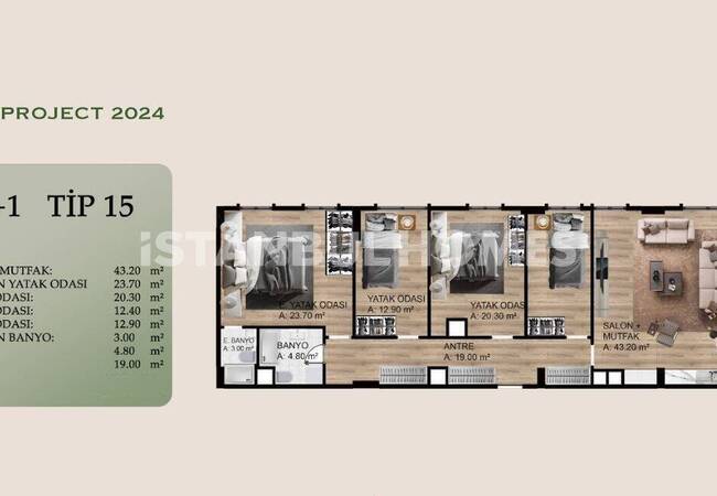 Wohnungen Zum Verkauf In Der Nähe Der U-bahn In Kagithane 29