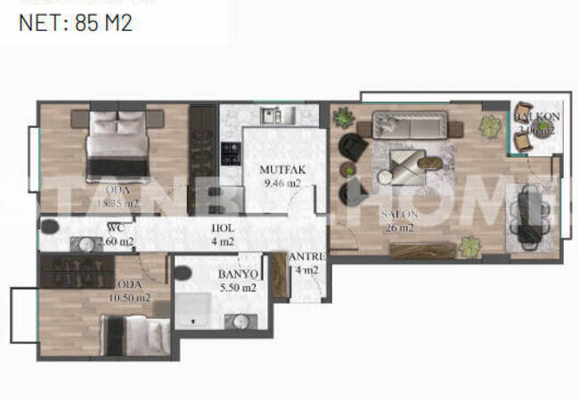Appartements De Luxe À Kadıköy Avec Vue Sur La Mer Et Équipements 12