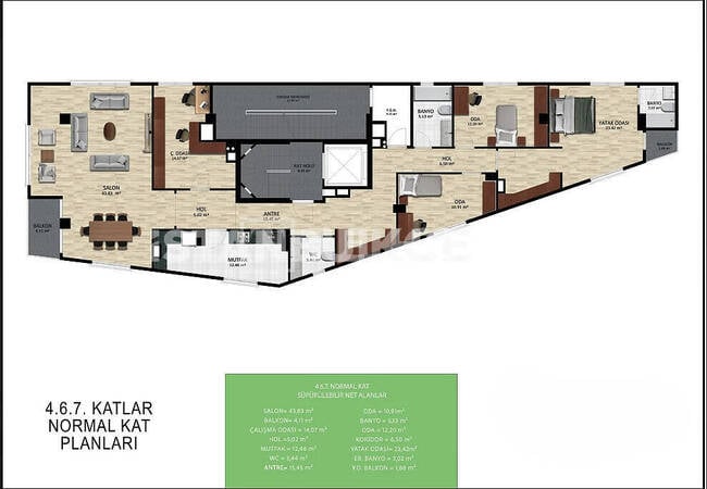 آپارتمان برای فروش در Kadıköy استانبول در نزدیکی ساحل 3