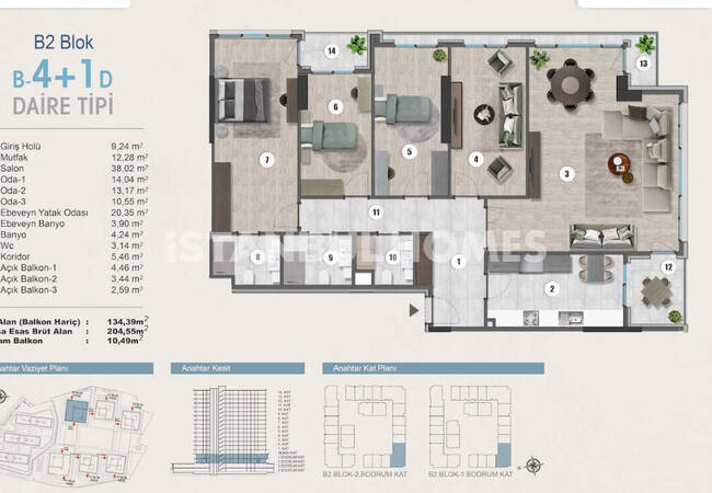 Real Estate for Sale in a Secure Complex in Kartal, Istanbul 29