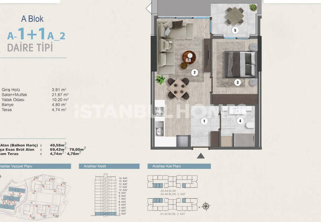 Real Estate for Sale in a Secure Complex in Kartal, Istanbul 21