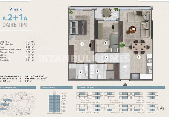 Real Estate for Sale in a Secure Complex in Kartal, Istanbul 24