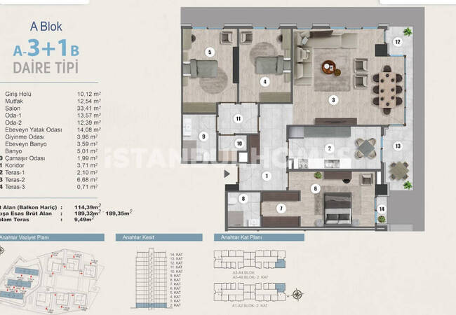 Real Estate for Sale in a Secure Complex in Kartal, Istanbul 28