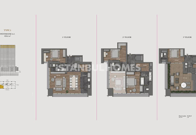 آپارتمان‌های 5 ستاره راحت در نیشانتاشی شیشلی 28