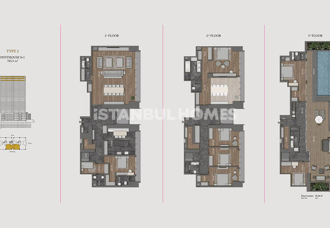 آپارتمان‌های 5 ستاره راحت در نیشانتاشی شیشلی 29