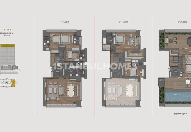 آپارتمان‌های 5 ستاره راحت در نیشانتاشی شیشلی 30
