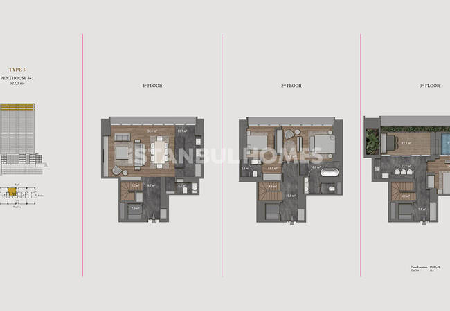 آپارتمان‌های 5 ستاره راحت در نیشانتاشی شیشلی 32