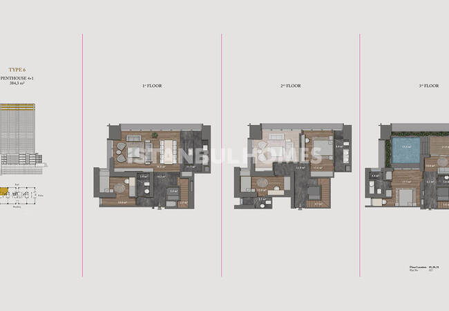 آپارتمان‌های 5 ستاره راحت در نیشانتاشی شیشلی 33
