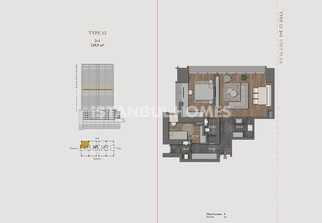 آپارتمان‌های 5 ستاره راحت در نیشانتاشی شیشلی 39