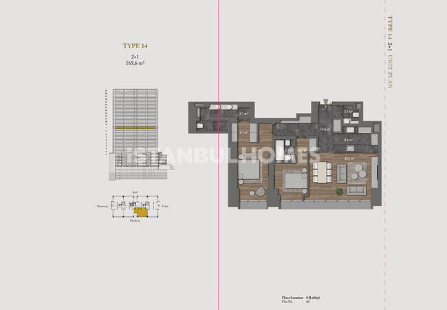 آپارتمان‌های 5 ستاره راحت در نیشانتاشی شیشلی 41