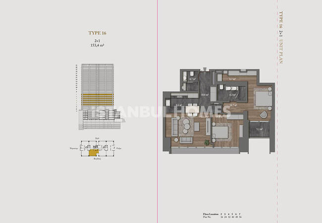 آپارتمان‌های 5 ستاره راحت در نیشانتاشی شیشلی 43