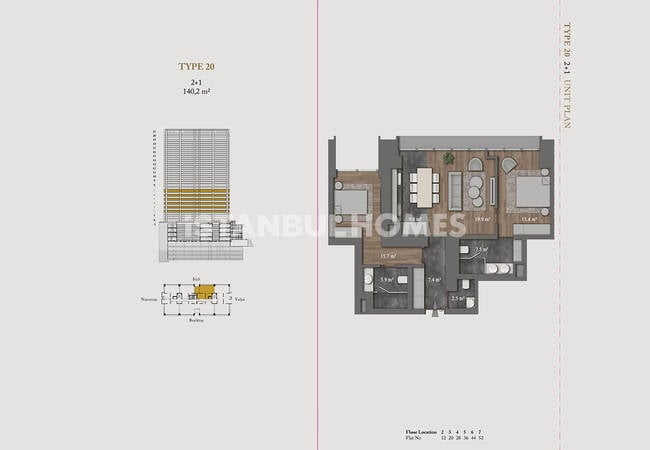 آپارتمان‌های 5 ستاره راحت در نیشانتاشی شیشلی 47