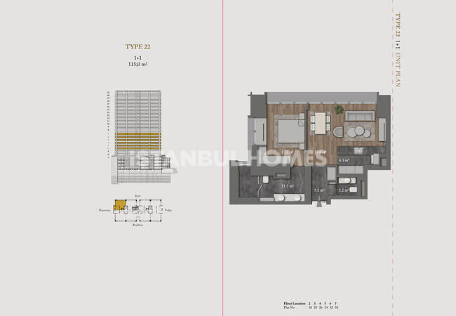 آپارتمان‌های 5 ستاره راحت در نیشانتاشی شیشلی 49