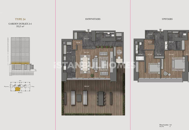 آپارتمان‌های 5 ستاره راحت در نیشانتاشی شیشلی 51