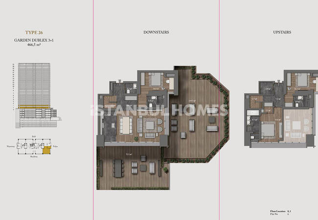 آپارتمان‌های 5 ستاره راحت در نیشانتاشی شیشلی 53