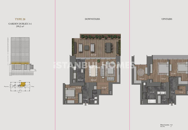 آپارتمان‌های 5 ستاره راحت در نیشانتاشی شیشلی 55