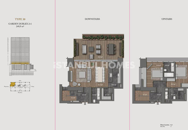 آپارتمان‌های 5 ستاره راحت در نیشانتاشی شیشلی 57