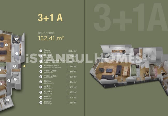 Flats with Sea and Islands Views in Kartal İstanbul 12