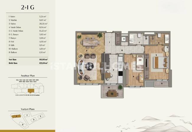 Квартиры с видом на море и Принцевы острова в Малтепе 20