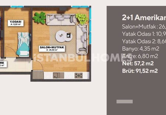 Appartements Avec Vue Sur La Nature Et Piscine Intérieure À üsküdar İstanbul 12