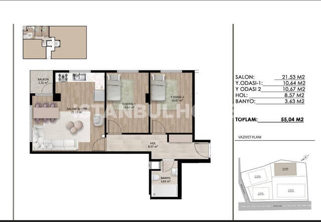 شقق فسيحة بالقرب من المرافق في بيشكتاش 15