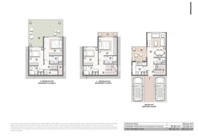 3-storey Houses with Gardens in Başakşehir 20