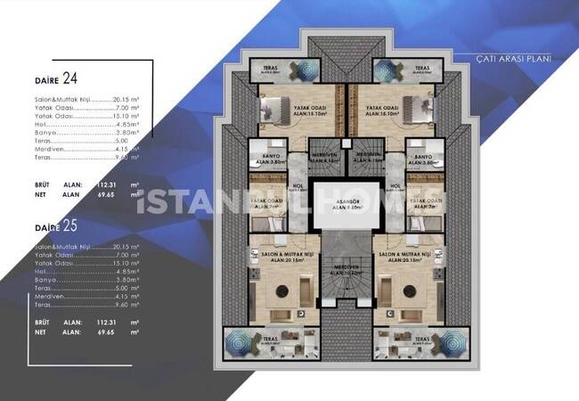 شقق بالقرب من الساحل والمترو في كاديكوي اسطنبول 5