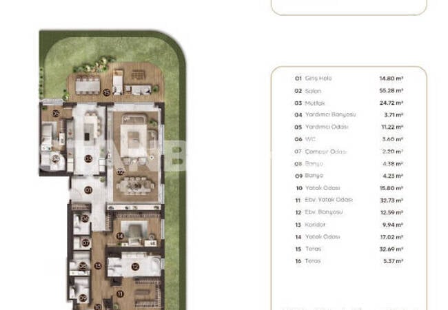 شقق أنيقة في مجمع سكني فاخر في باكيركوي 41