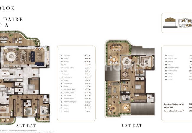 شقق أنيقة في مجمع سكني فاخر في باكيركوي 42