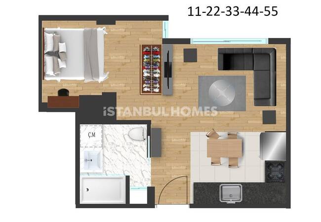 贝伊奥卢区黄金地段的优雅公寓 22