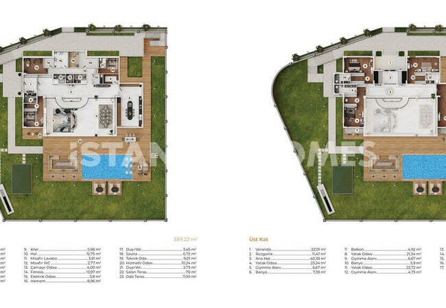 منازل بمرافق متكاملة في منطقة بيوك تشكمجة بإسطنبول 53