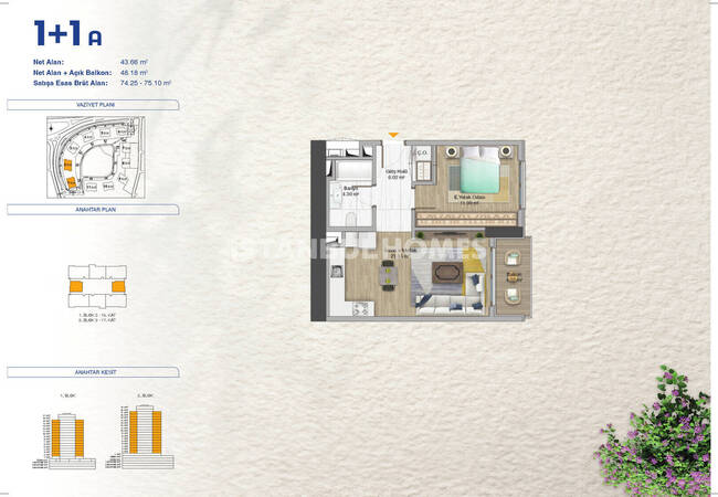 Elegant Apartments in an Extensive Project in Bagcilar 11