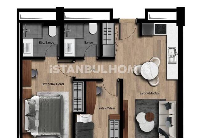 İstanbul Küçükçekmece'de Avm'ye Yakın Şık Daireler 19