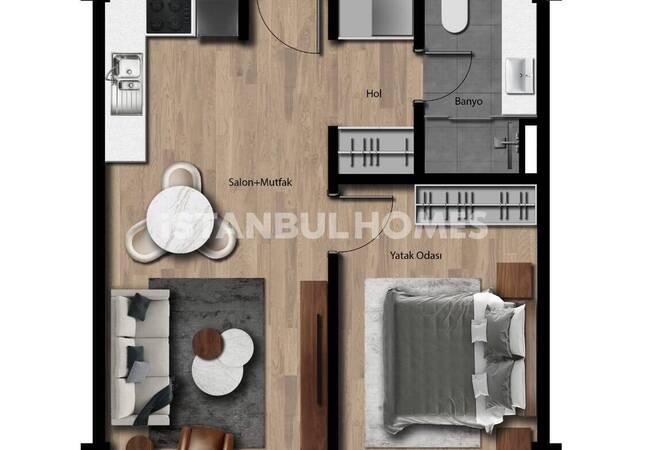 İstanbul Küçükçekmece'de Avm'ye Yakın Şık Daireler 17