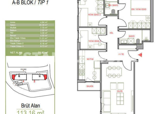 İstanbul Gaziosmanpaşa'da Metroya 200 Metre Mesafede Daireler 16