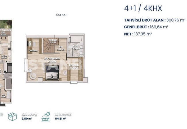 İstanbul Üsküdar'da Denize Yakın Projede Deniz Manzaralı Daireler 25