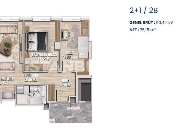 İstanbul Üsküdar'da Denize Yakın Projede Deniz Manzaralı Daireler 17