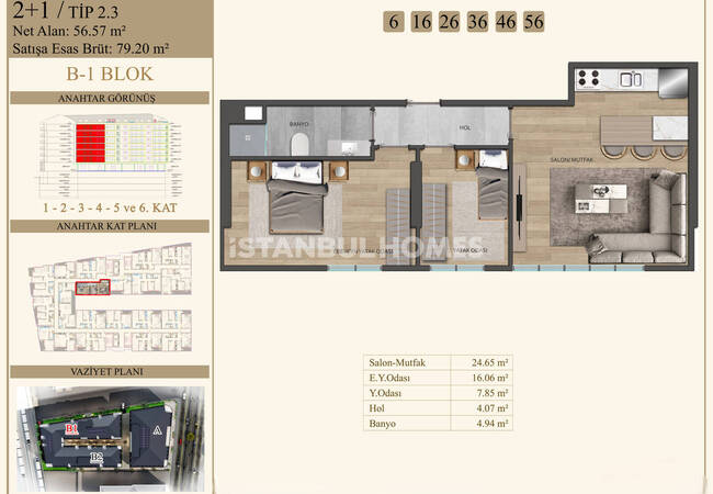 City-view Properties in a Complex in Maltepe Istanbul 24