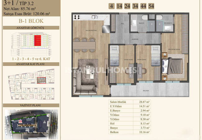 City-view Properties in a Complex in Maltepe Istanbul 25