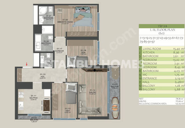 伊斯坦布尔卡尔塔尔海景房 26