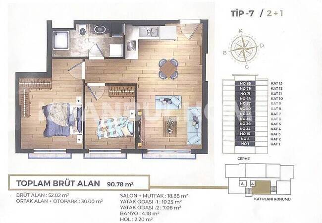 Zeytinburnu’nda Otoparklı Sitede Deniz Manzaralı Daireler 13
