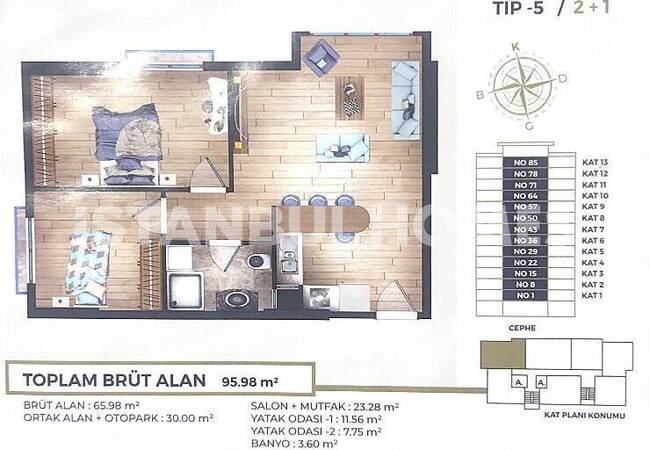 Zeytinburnu’nda Otoparklı Sitede Deniz Manzaralı Daireler 15
