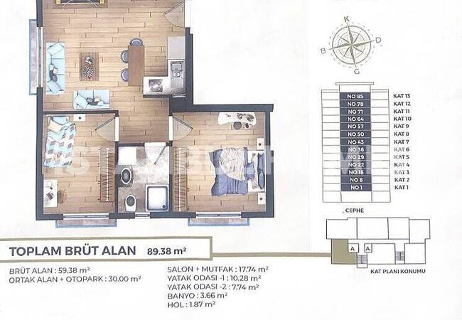 Zeytinburnu’nda Otoparklı Sitede Deniz Manzaralı Daireler 12