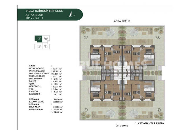 ویلاهای لوکس 5 خوابه با استخر و امنیت در استانبول 13