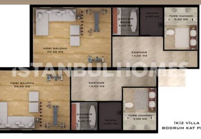 Villa Mit 4 Schlafzimmern Und Privatem Pool In Istanbul Büyükçekmece 31