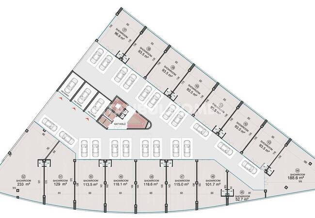 Ladenlokale In Einem Projekt In U-bahn-nähe In Başakşehir 8