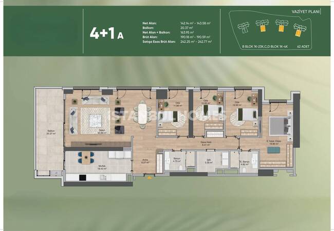 شقق على بُعد 200 متر من ممشى البحر في كارتال بإسطنبول 45