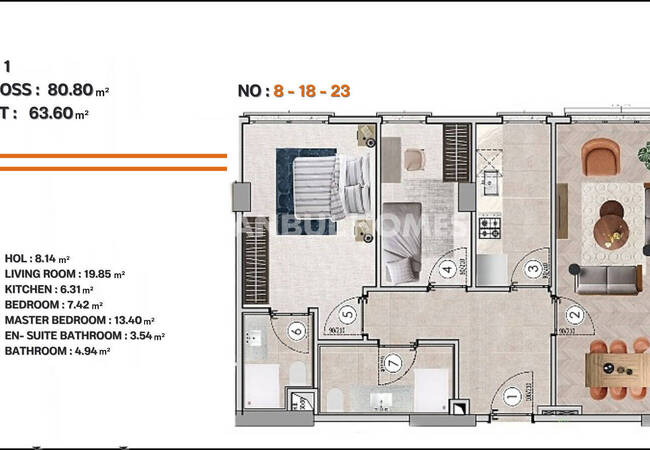 شقق أنيقة في موقع متميز في بشكتاش 12